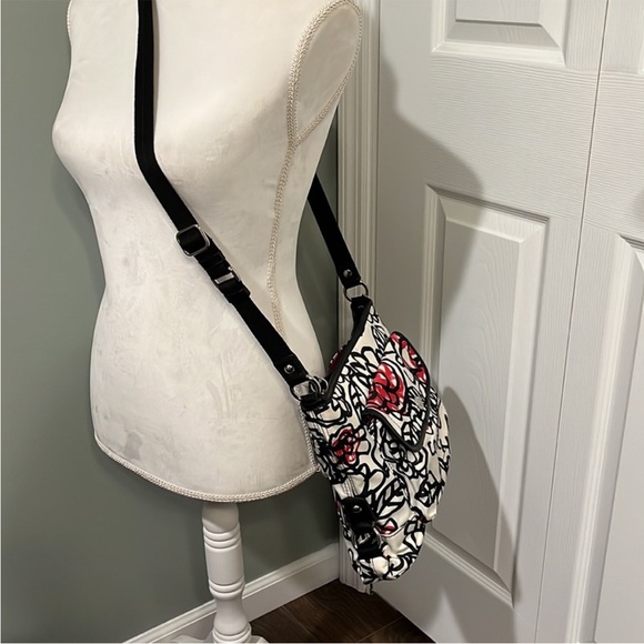 Coach Black and Red Graphic Crossbody Bag - Picture 4 of 7